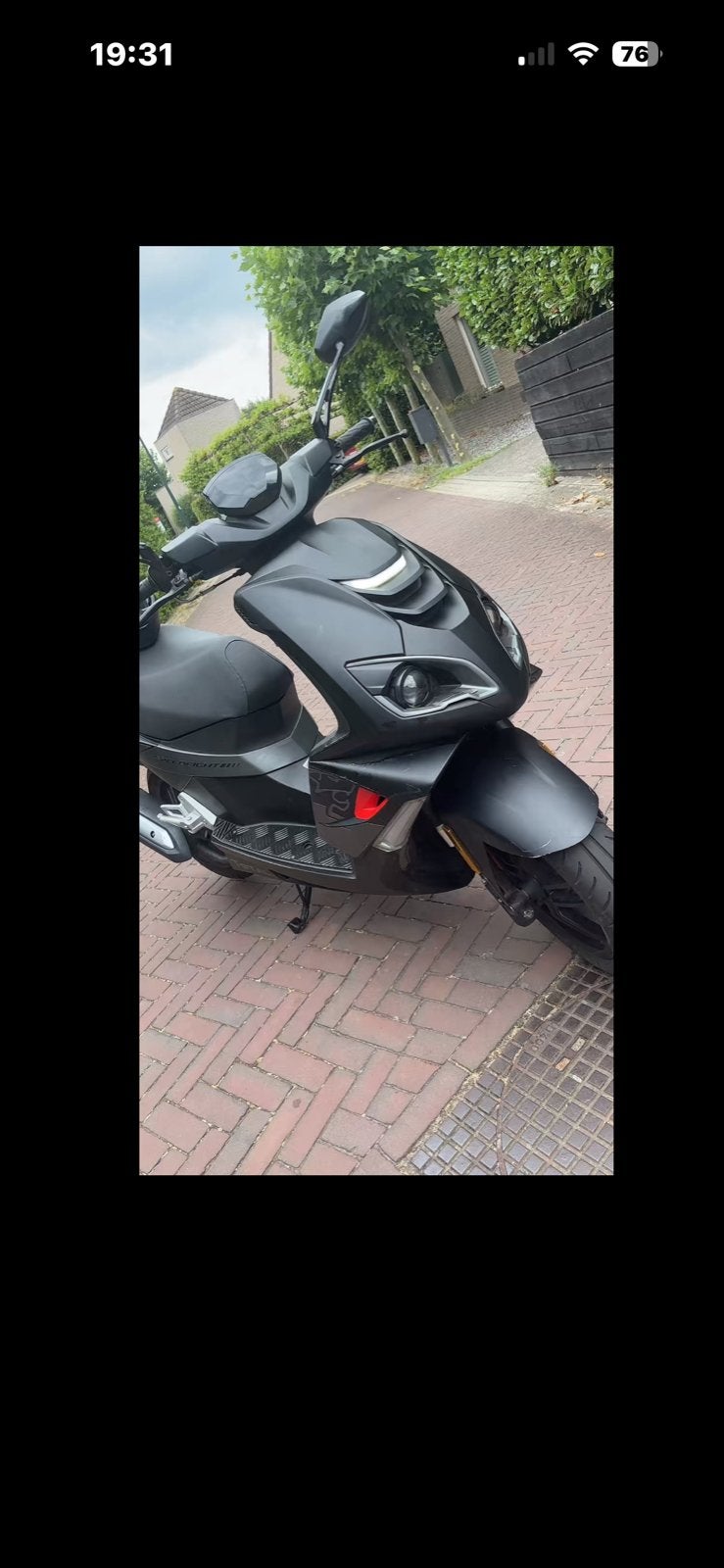 Peugeot Speedfight 4 Mat Zwart total editie, Ophalen, Gebruikt, Benzine, Speedfight