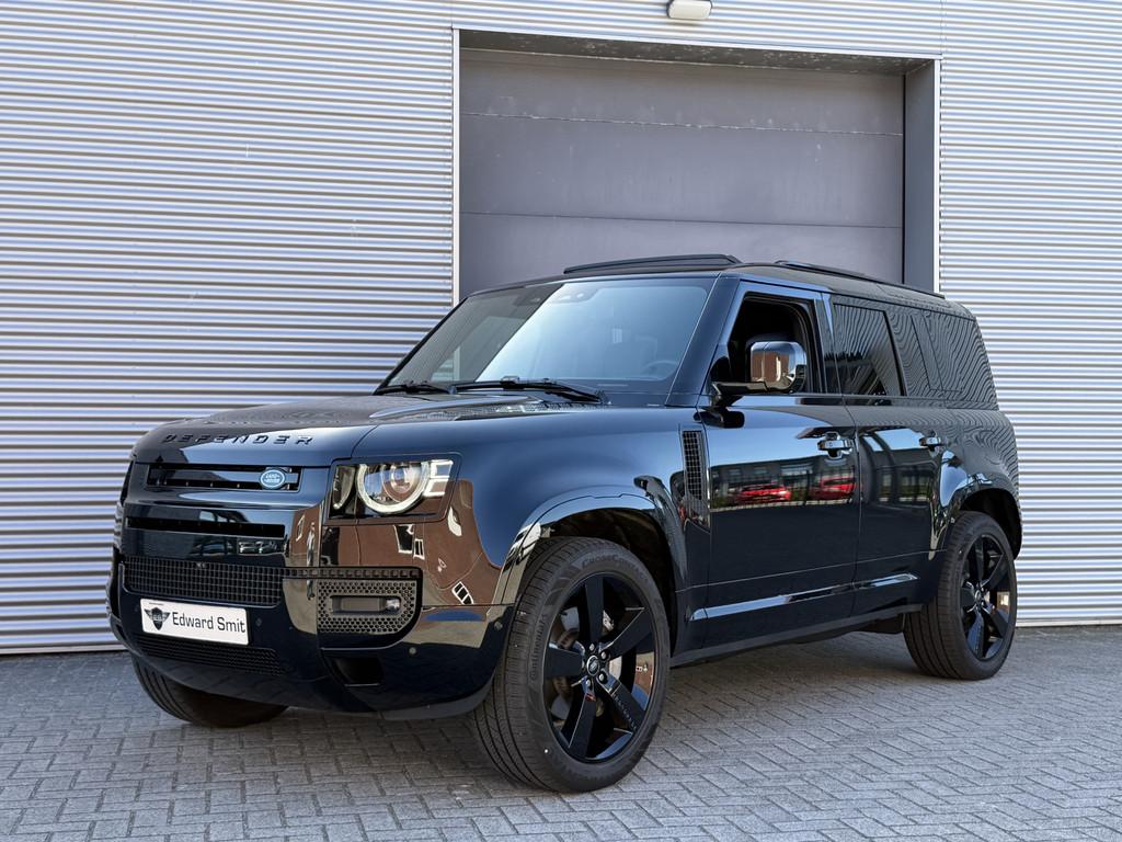 Land Rover Defender 110 2.0 P300e 110 X-Dynamic HSE I Aut. I, Auto's, Automaat, Gebruikt, Zwart, 4 cilinders
