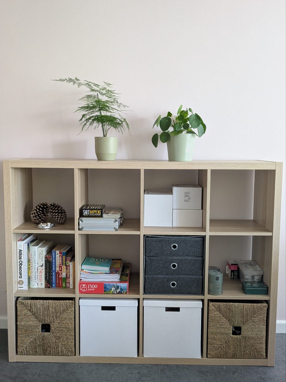 IKEA Kallax 112x147 cm, 40 liter of meer, Ophalen, Zo goed als nieuw, Kunststof