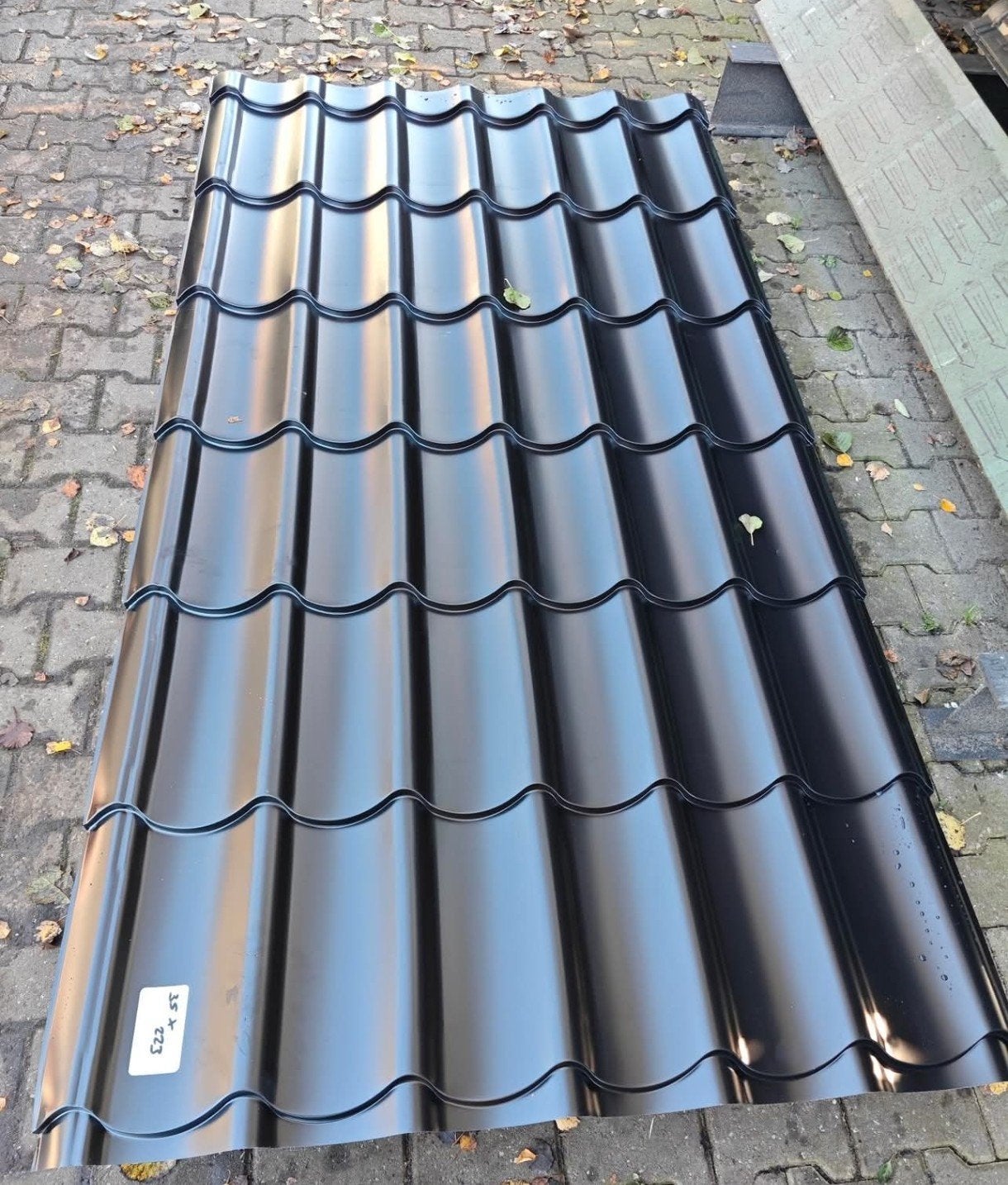Zwarte Dakpanplaten in Diverse Lengtes - Werkbreedte 1.10m