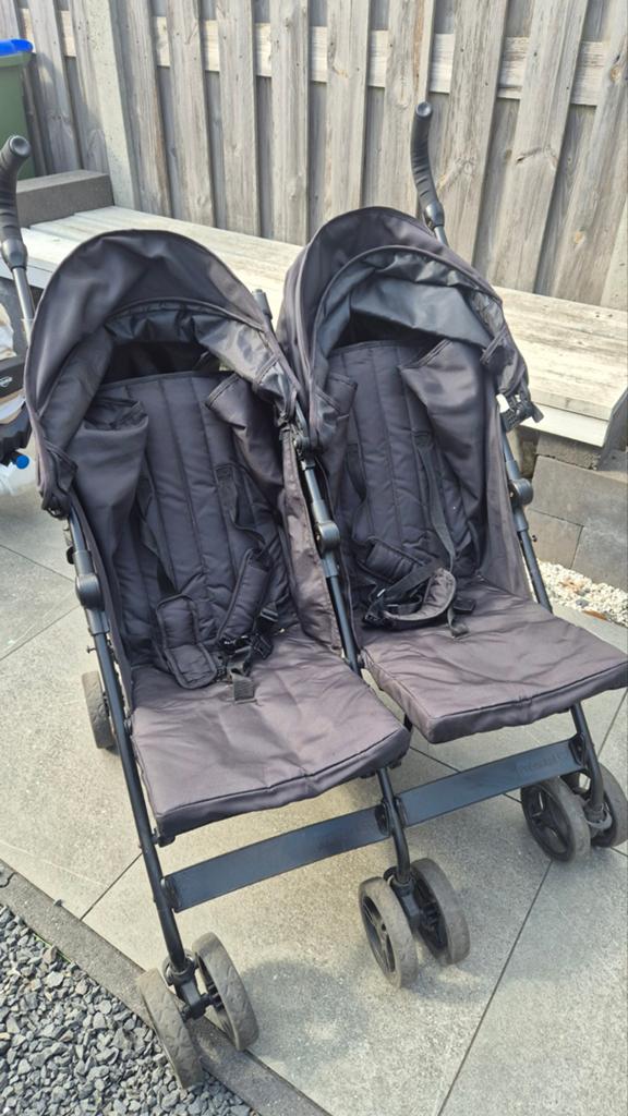 Dubbele kinderwagen Prenatal, Kinderen en Baby's, Tweelingen en Meerlingen, Ophalen, Gebruikt, Kinderwagen of Buggy