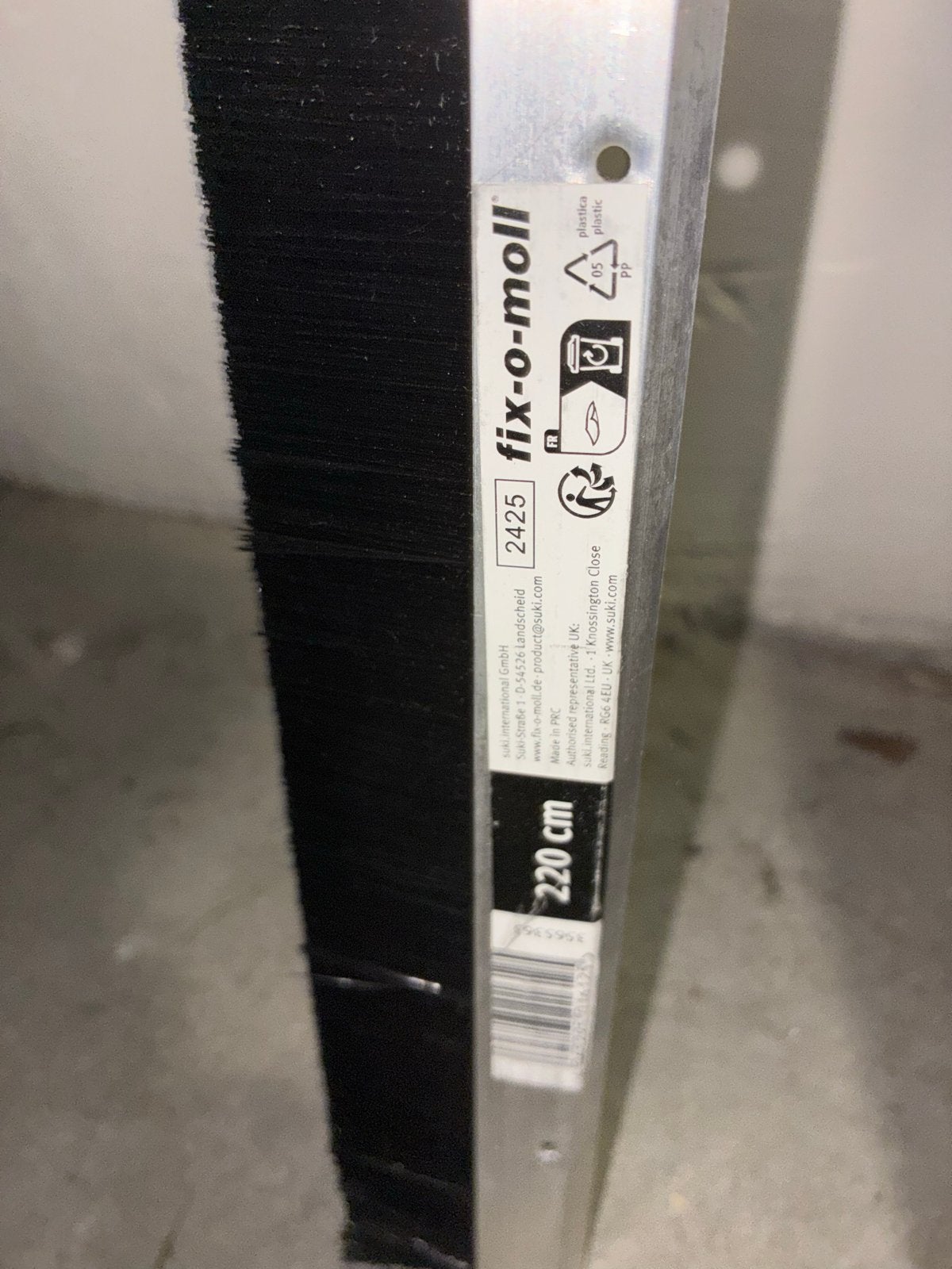 Deurborstel tochtstrip 150cm, Doe-het-zelf en Verbouw, Ophalen, Gebruikt, 120 cm of meer, Overige typen