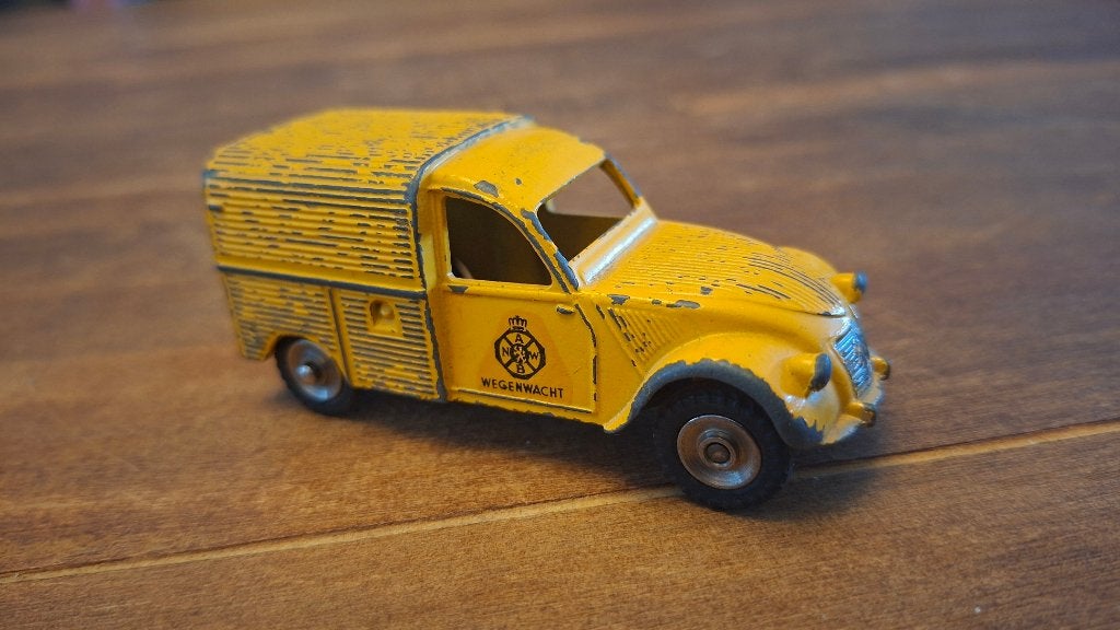 Dinky Toys Citroen 2cv ANWB, Hobby en Vrije tijd, Ophalen of Verzenden, Gebruikt, Auto