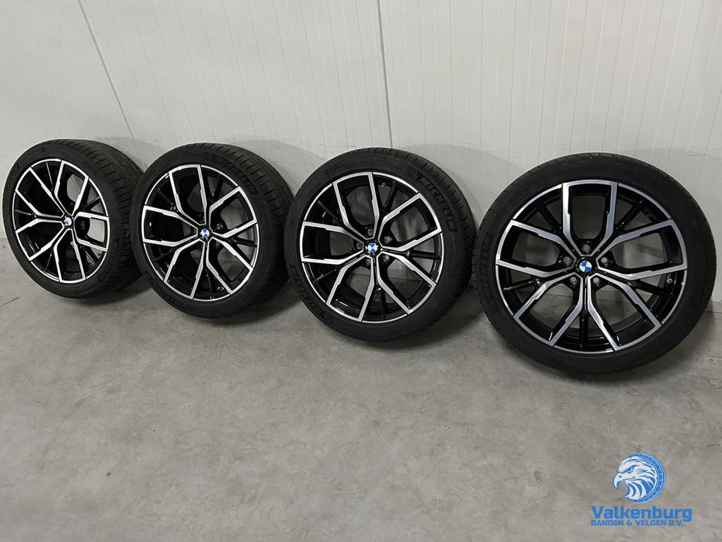6mm! Originele BMW 5 serie G30 G31 Style 845M 19 inch zwarte, Auto-onderdelen, Banden en Velgen, 19 inch, -, -, Banden en Velgen