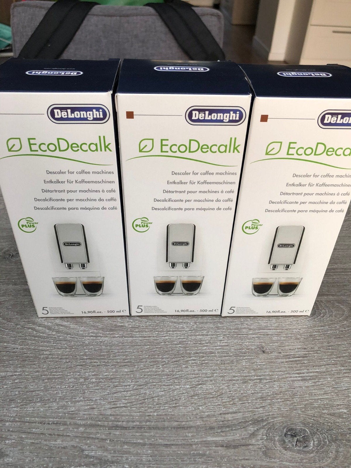 De'Longhi EcoDecalk ontkalker voor koffiemachines (3x 500ml), Reiniging en onderhoud, De'Longhi, Ophalen of Verzenden, De'Longhi