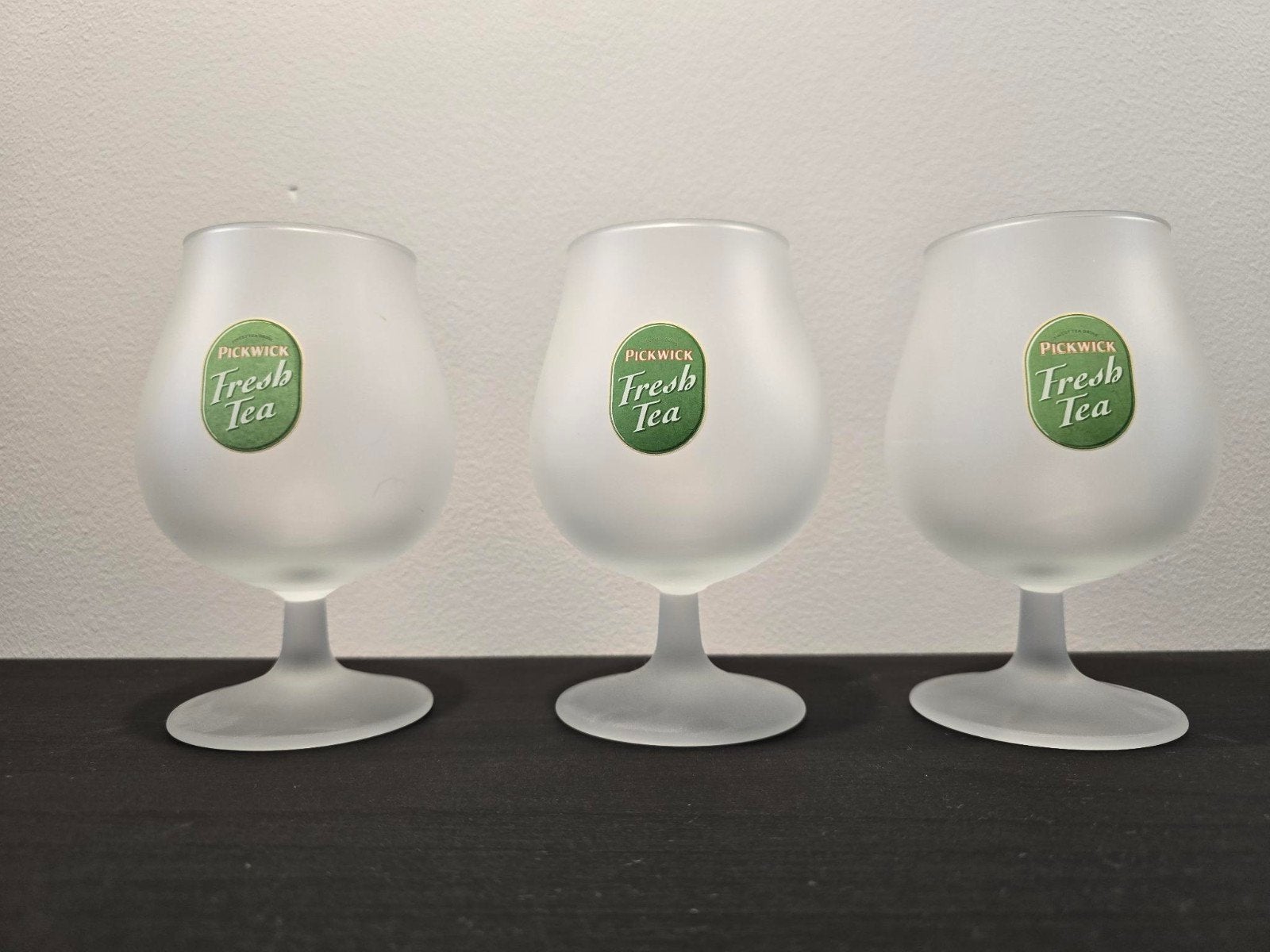 Set van 3 Pickwick Fresh Tea glazen, Ophalen of Verzenden