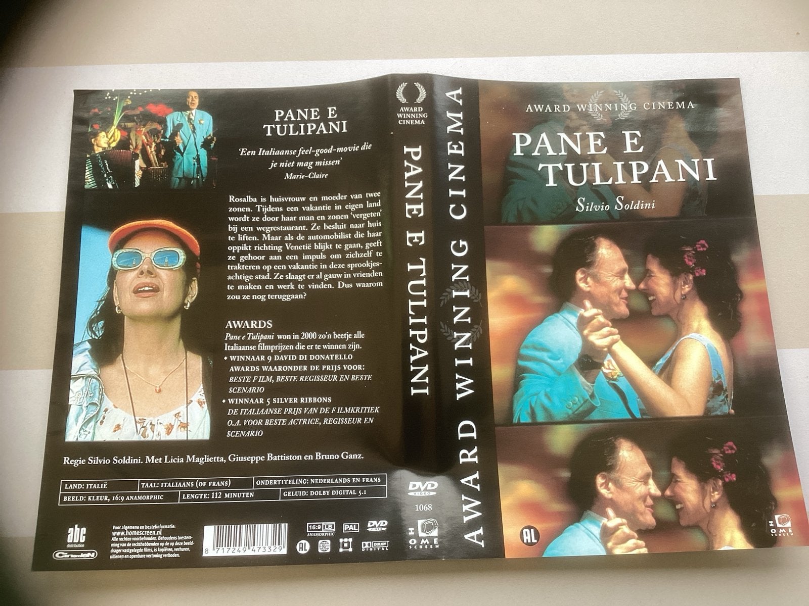 Pane e Tulipani - Award Winning Cinema DVD, Alle leeftijden, Ophalen of Verzenden, Gebruikt