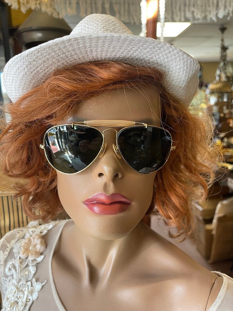 Vintage B&L Ray-Ban Aviator Outdoorsman 58mm zonnebril O7, Sieraden, Tassen en Uiterlijk, Ray-Ban USA, Gebruikt, Zonnebril, Overige kleuren
