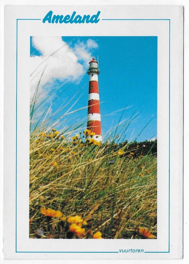 Ameland gelopen Ansichtkaart ( B231 ), Ophalen of Verzenden, 1980 tot heden, Gelopen, Waddeneilanden