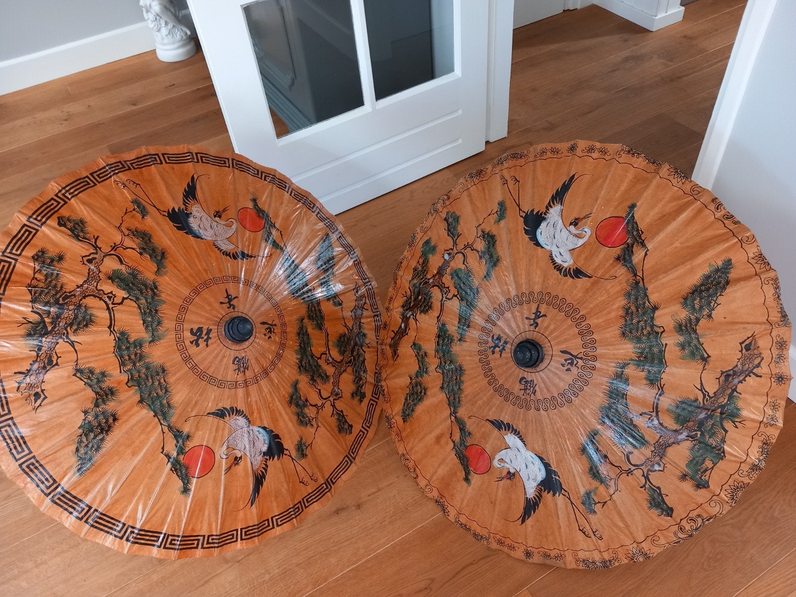 Japanse paraplu, Ophalen