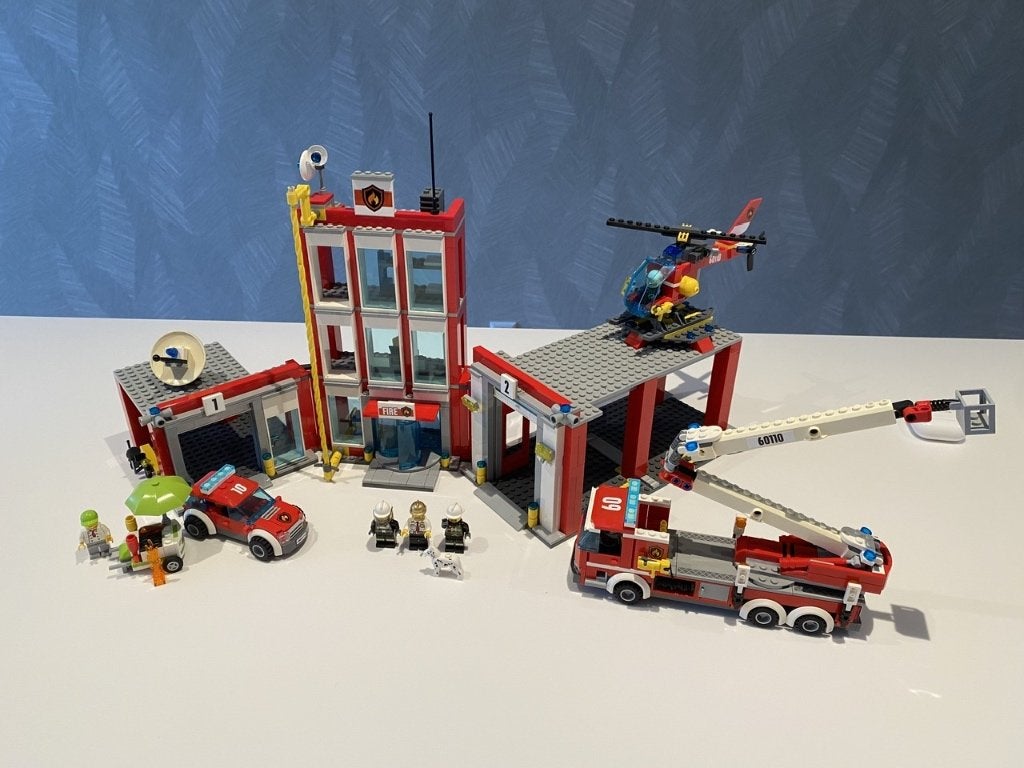 Lego city brandweer kazerne 60110, City, Lego, Ophalen of Verzenden, Complete set