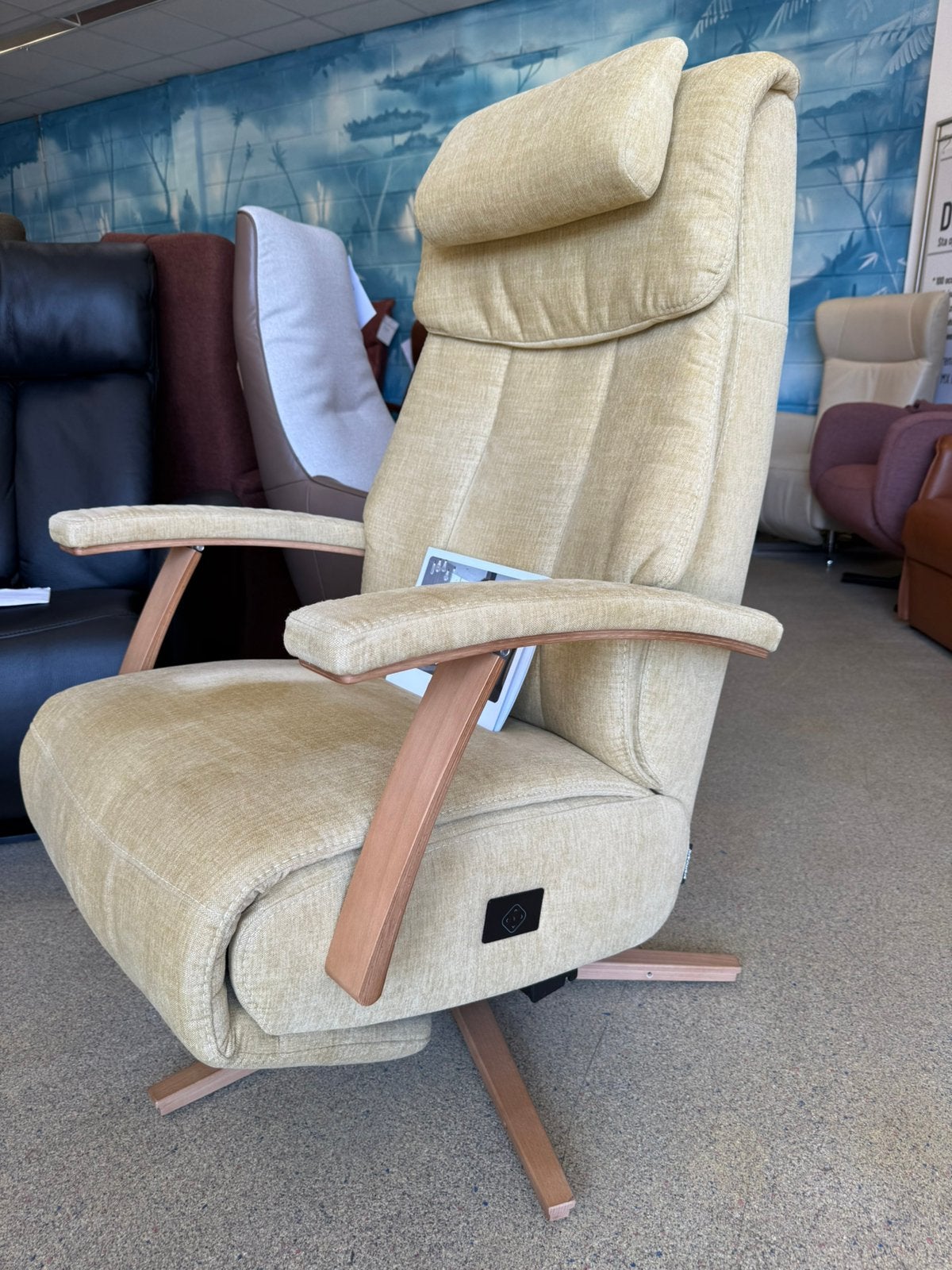 Prominent S-100 sta op relax stoel relaxfauteuil, Gratis bezorging regio Utrecht, Ophalen of Verzenden, Zo goed als nieuw, Stof