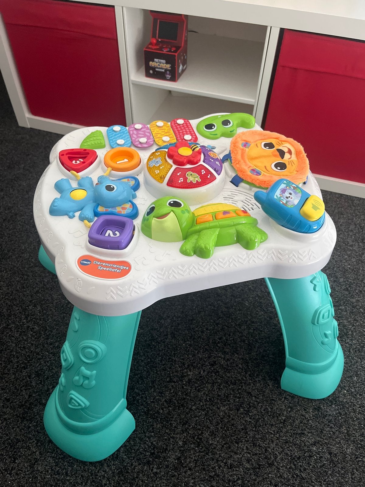 VTech Dieren Vriendjes Speeltafel met Licht en Geluid, Ophalen, Zo goed als nieuw, Speelkleed, Met licht