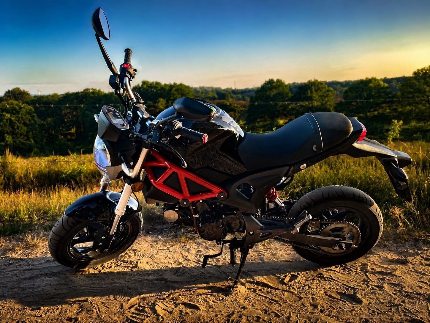Gomax Dragon 50cc Schakel | 7.000 km | Nette staat | 4-takt, Motoren, Ophalen, Gebruikt