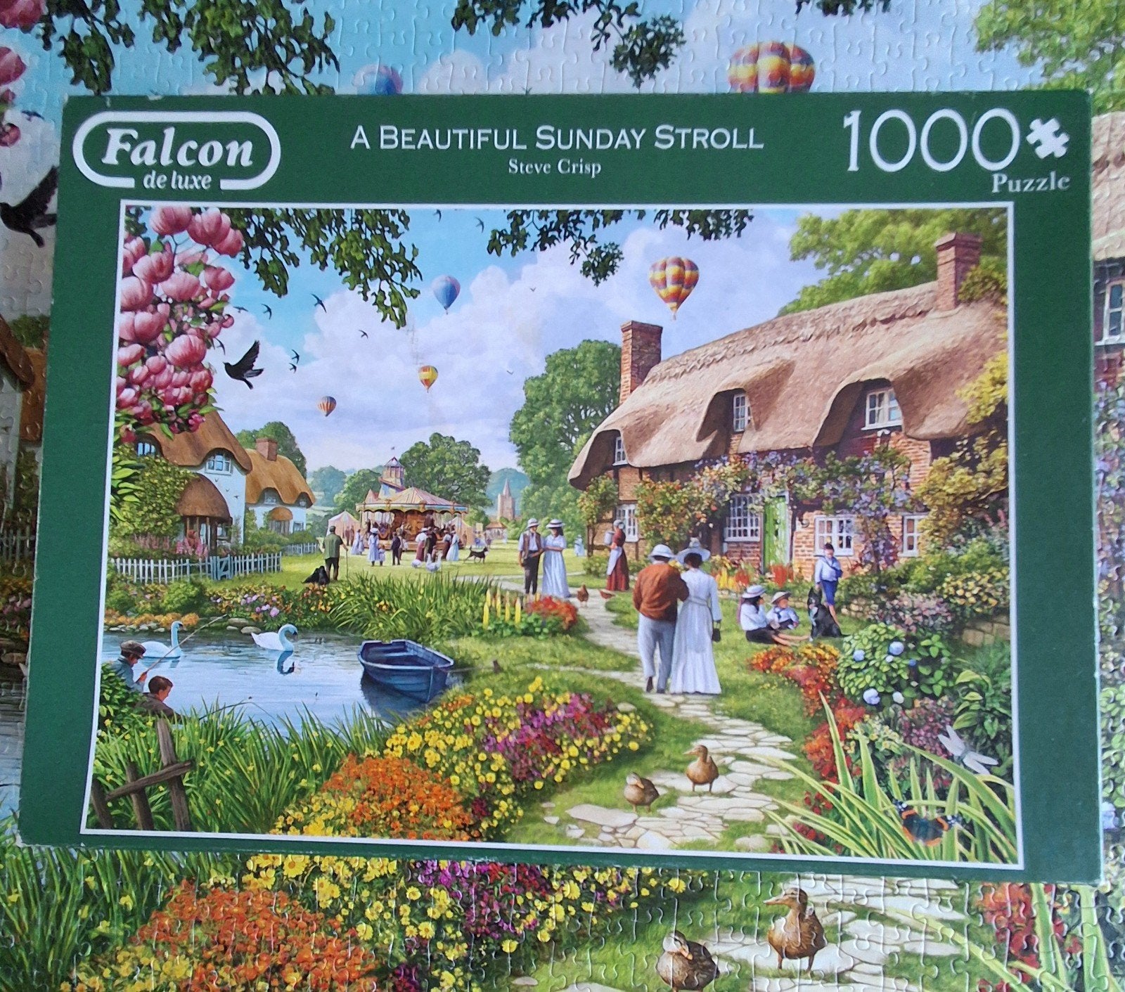 Falcon puzzel 1000 stukjes, Ophalen of Verzenden, 500 t/m 1500 stukjes, Zo goed als nieuw, Legpuzzel