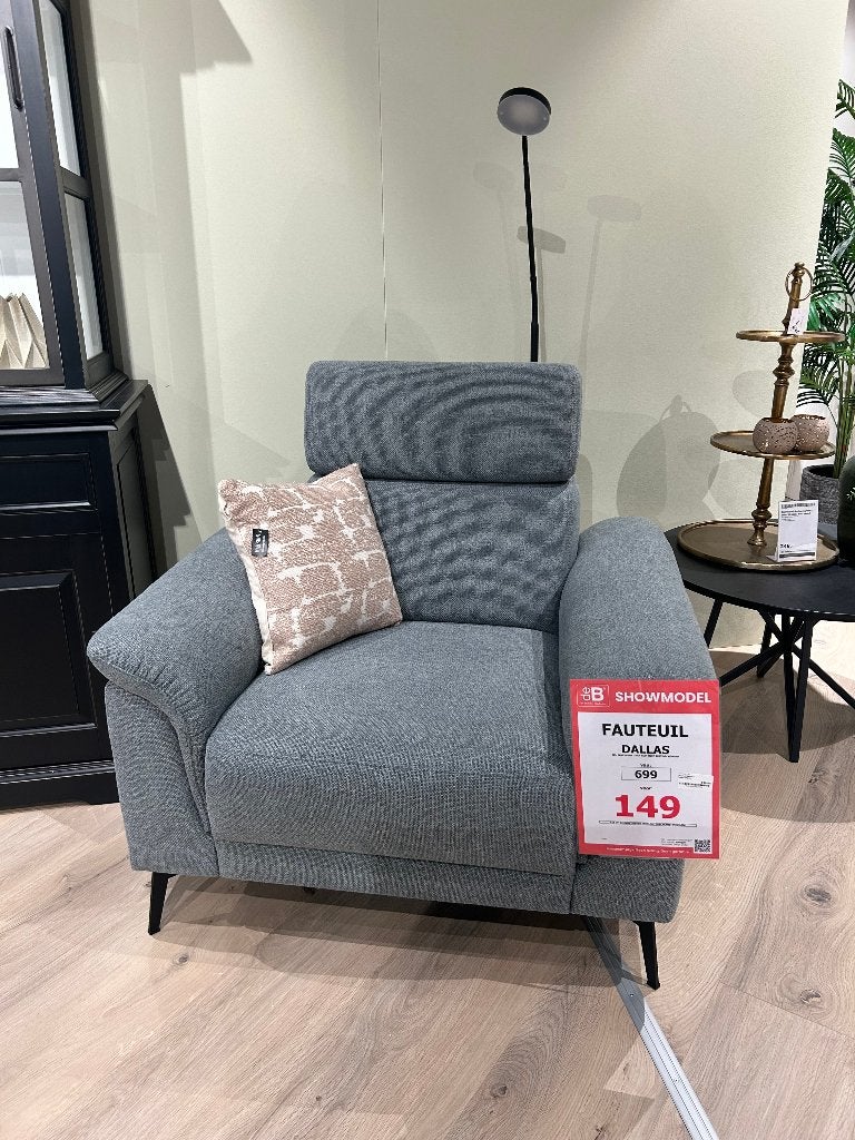 Fauteuil Dallas, Ophalen, 75 tot 100 cm, Zo goed als nieuw, 100 tot 125 cm