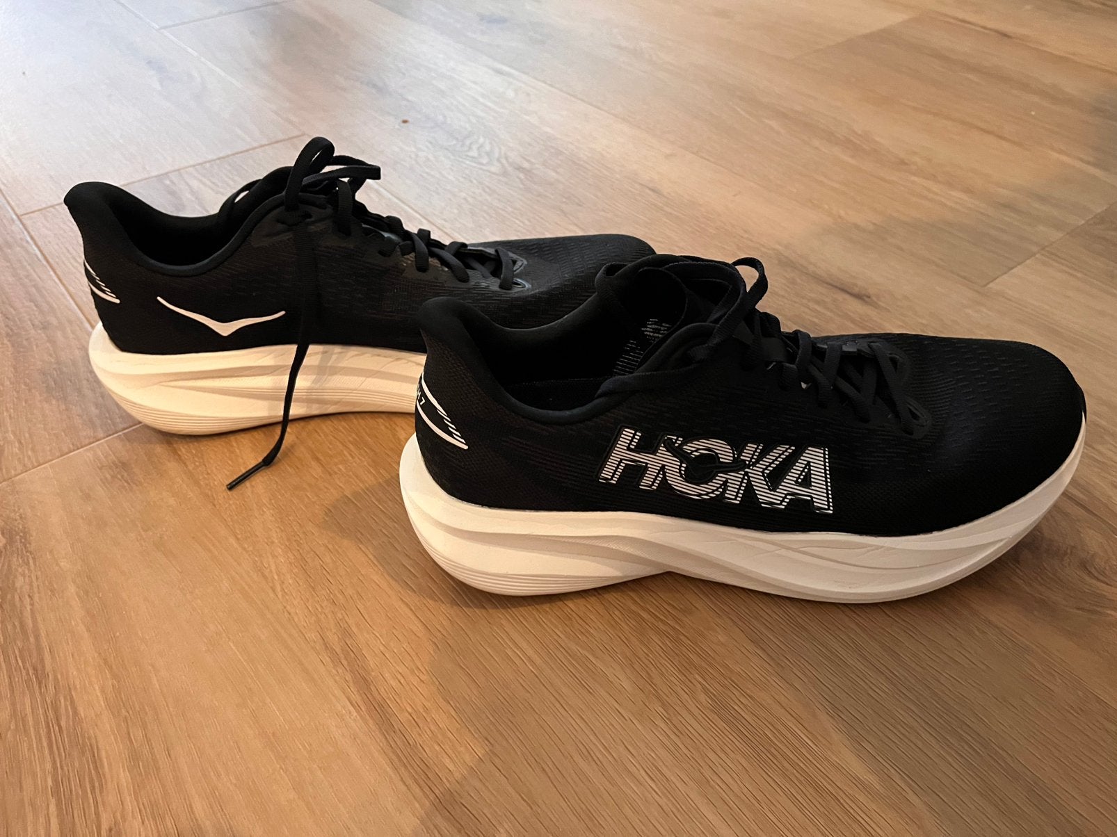 Hoka Mach 7 heren zwart 44 2/3, Overige merken, Hardloopschoenen, Nieuw, Ophalen of Verzenden
