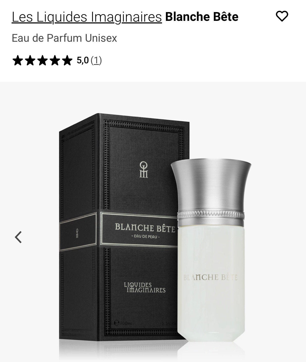 Les Liquides Imaginaires Blanche Bête Unisex 100 ml, Ophalen of Verzenden, Nieuw