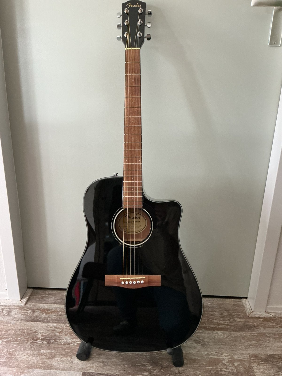 Fender CD-60 SCE gitaar met Fishman element, Ophalen, Zo goed als nieuw, Western- of Steelstringgitaar
