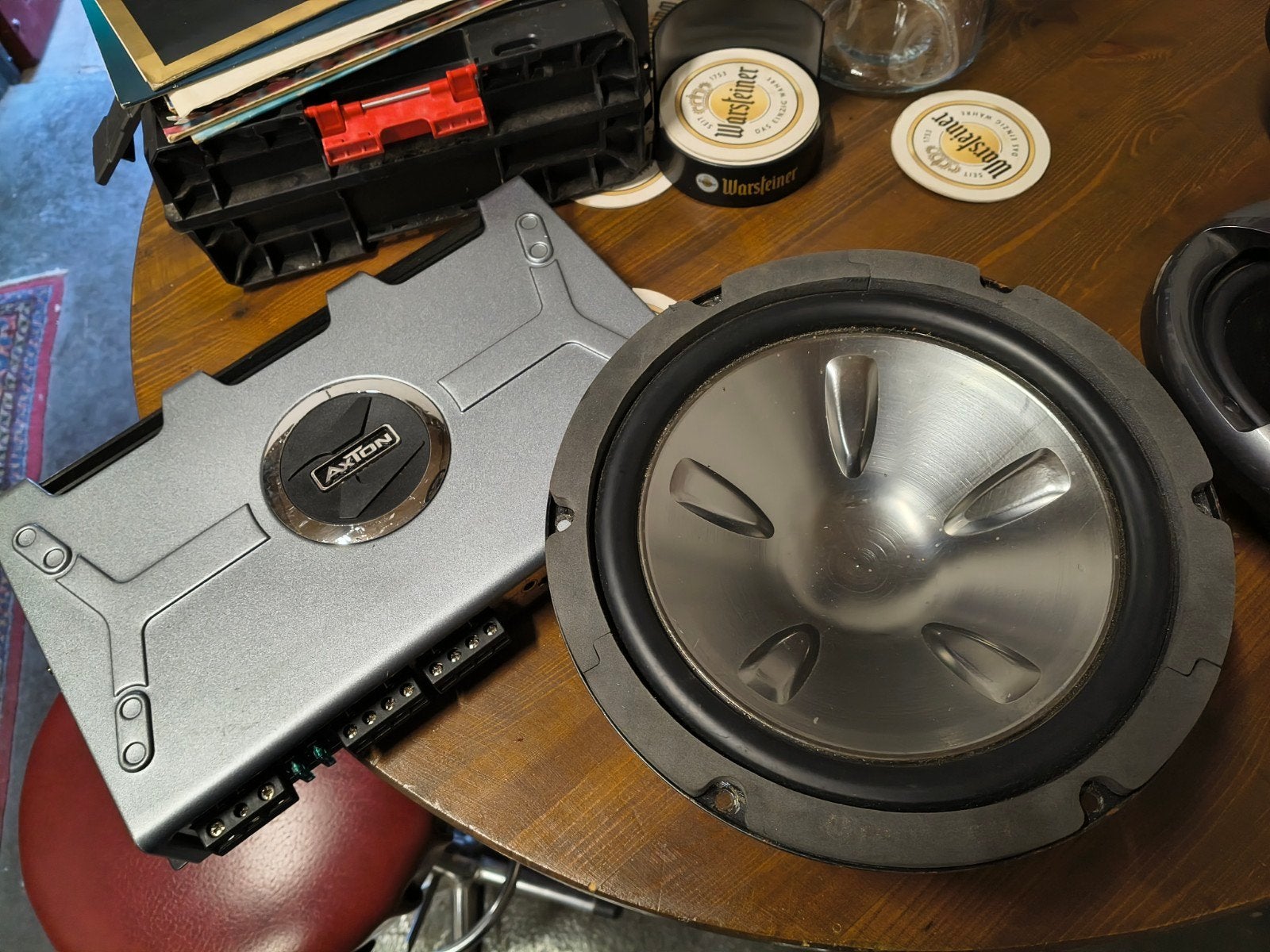 subwoofer speakerset voor hoedenplank, Ophalen, Gebruikt