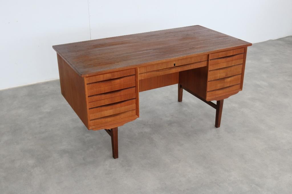 vintage bureau | jaren 60 | teak | Deens, Gebruikt, ., Ophalen of Verzenden, .