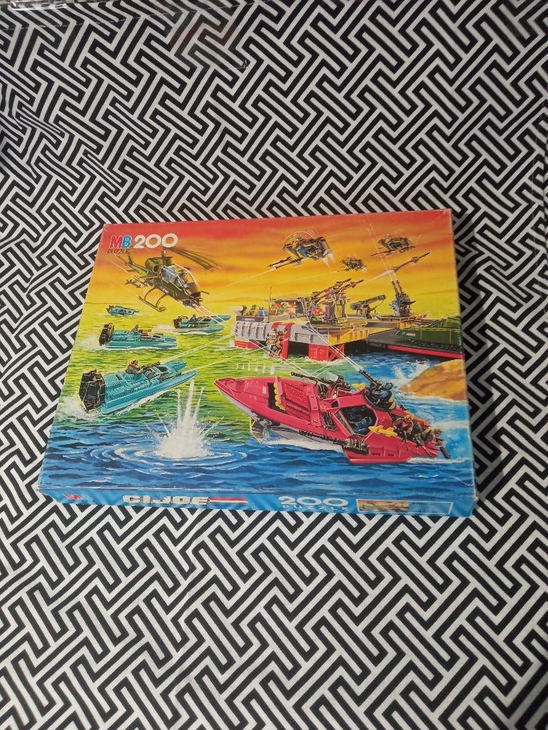 Vintage Gijoe Action Force 200 Jigsaw Puzzel MB Games 1986, Verzenden, 500 t/m 1500 stukjes, Gebruikt, Legpuzzel