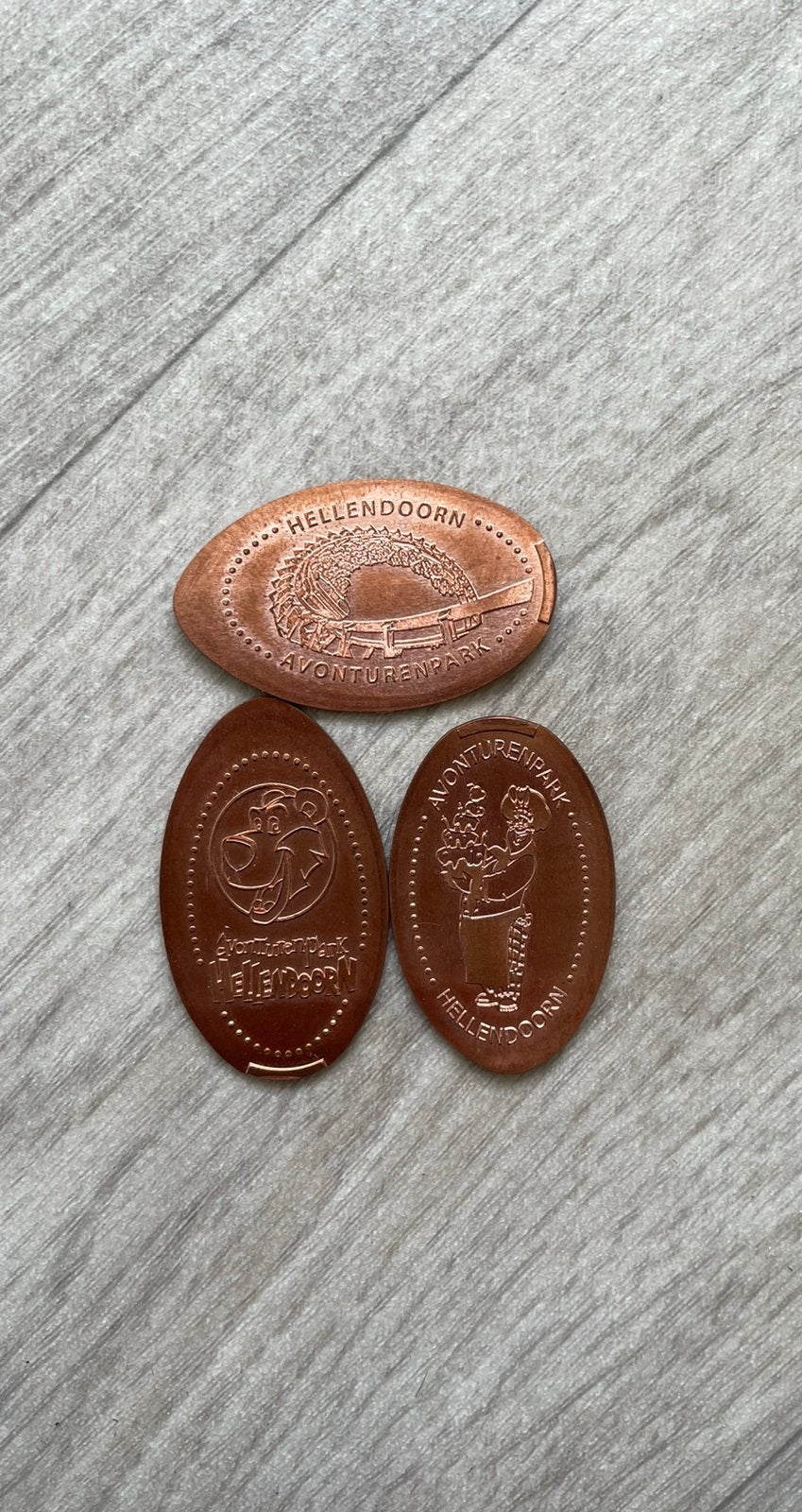 Pressed pennies Avonturenpark Hellendoorn (Nieuw), Verzenden, Nederland