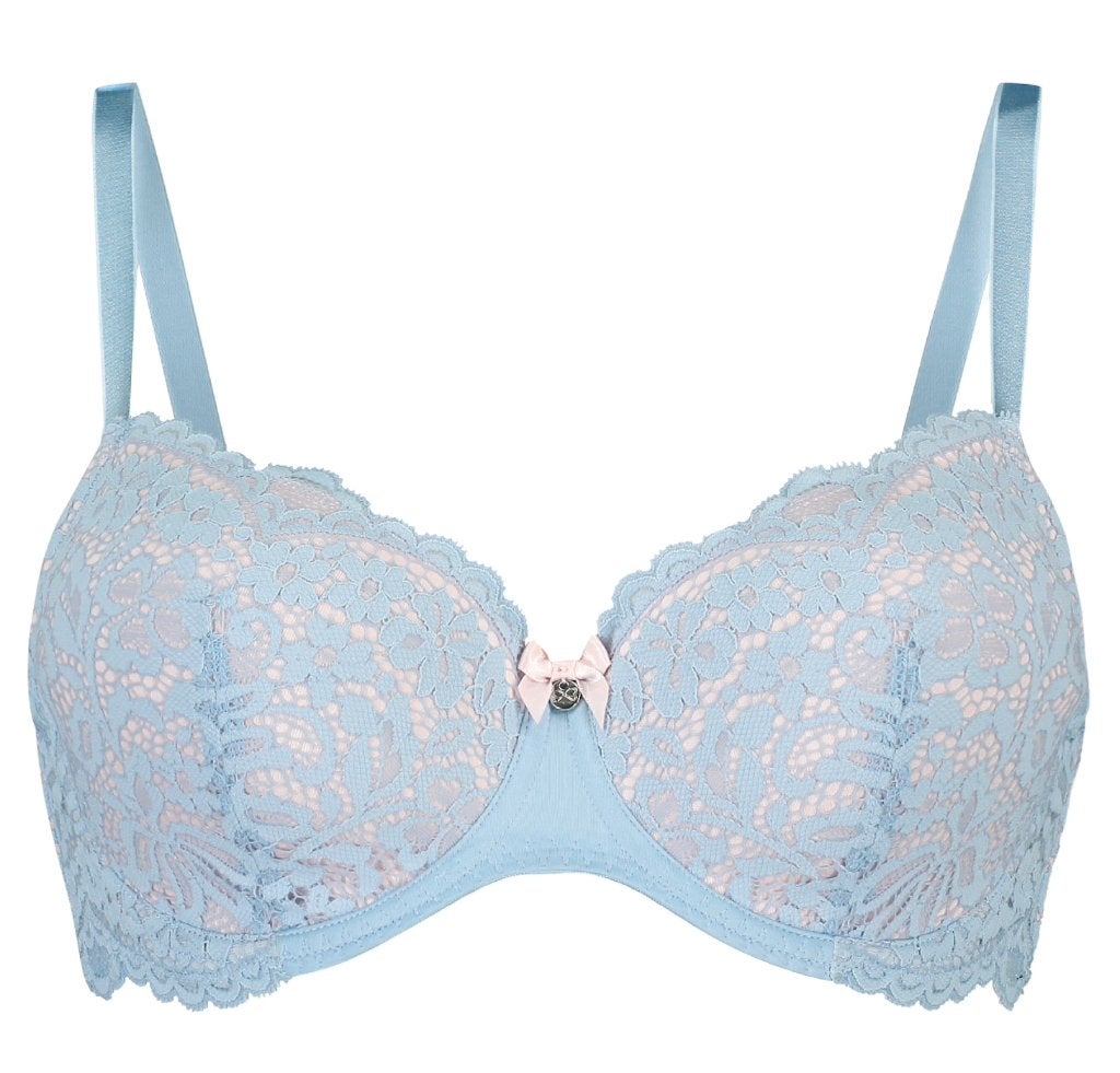 Hunkemoller voorgevormde beugel bh beha Marina 85C blauw, Hunkemöller, Ophalen of Verzenden, Blauw, BH