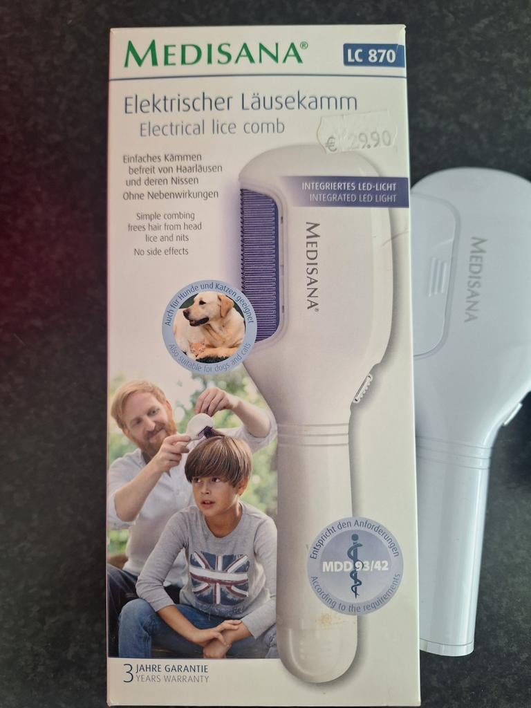 Elektrische luizenkam, Ophalen of Verzenden, Zo goed als nieuw, Overige typen