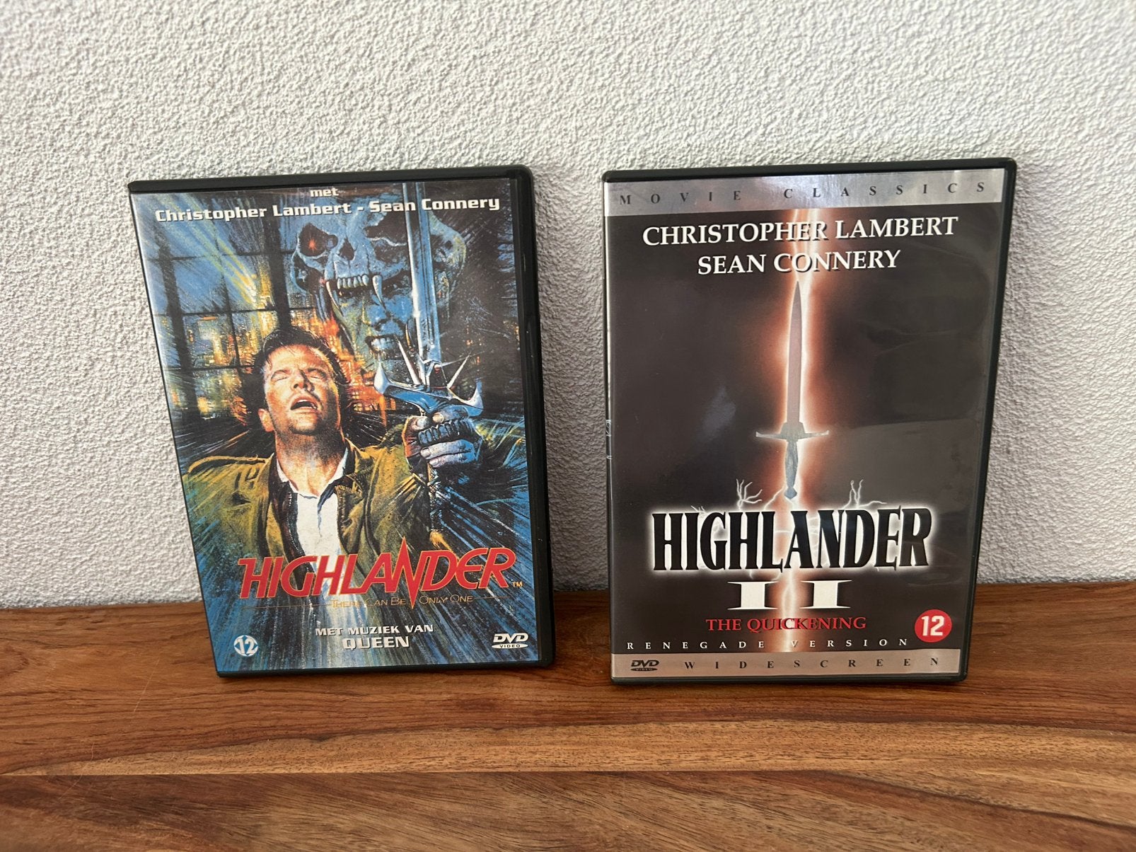 Highlander 1 & 2 DVD  - Actieklassiekers, Vanaf 12 jaar, Ophalen of Verzenden, Zo goed als nieuw, Actie