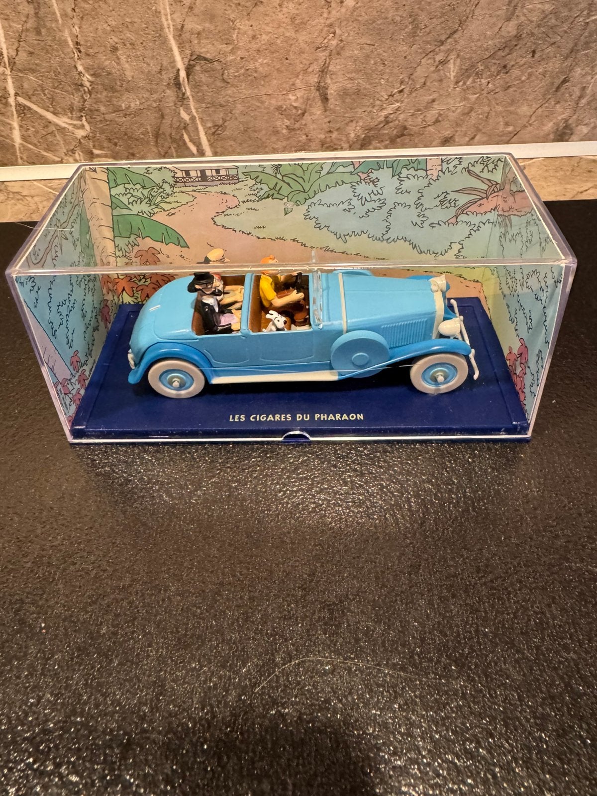 Kuifje Modelauto – Lincoln Torpedo (De Sigaren van de Farao, Verzamelen, Ophalen of Verzenden, Kuifje, Zo goed als nieuw, Beeldje of Figuurtje