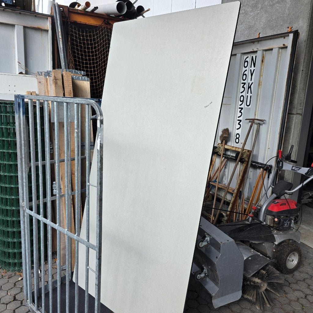 grote trespa plaat volkern kleur grijs afm 200x100 cm 13 mm, Ophalen, Overige materialen, Gebruikt, Trespa