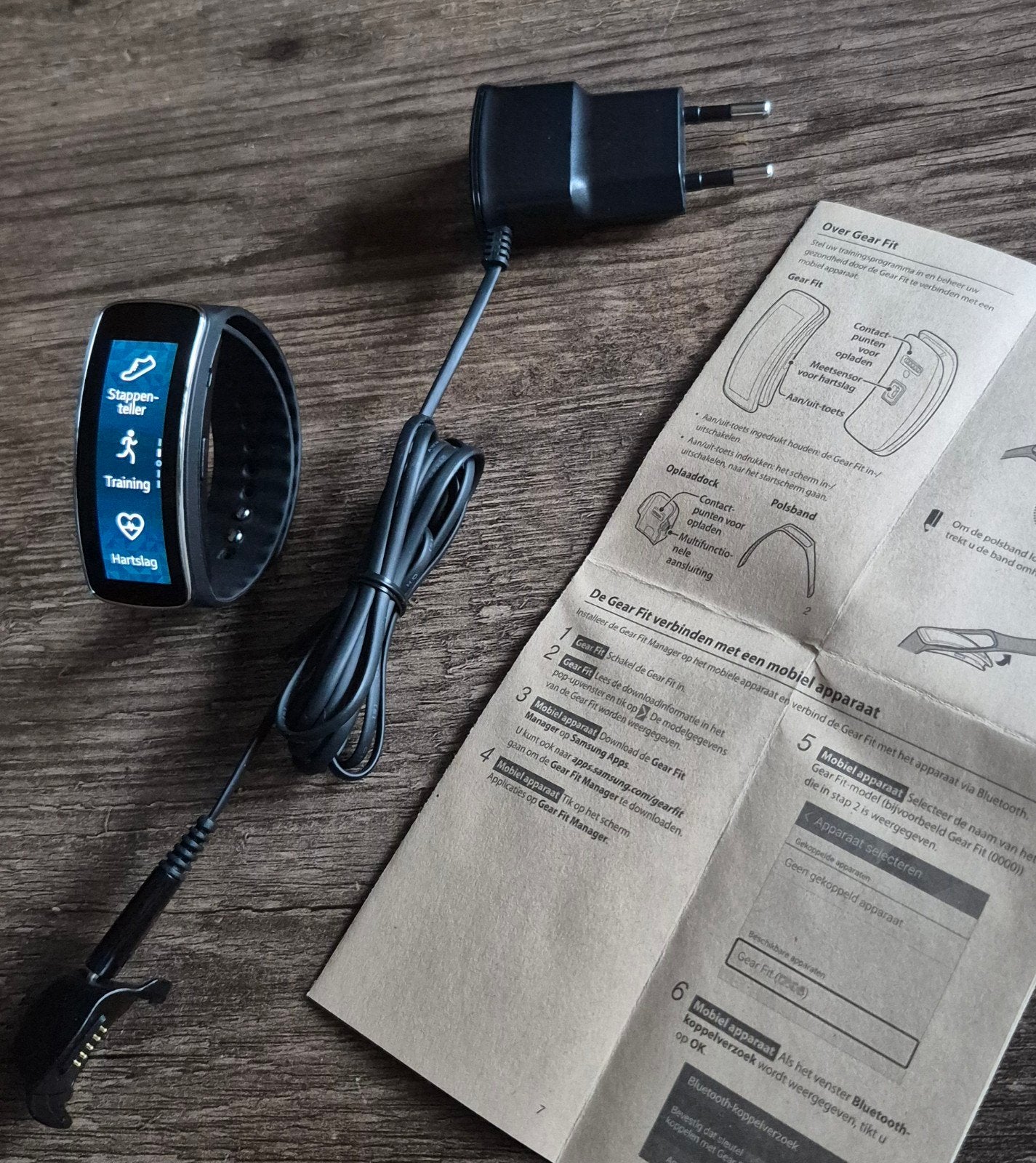 Samsung Gear Fit, Ophalen, Conditie, Gebruikt, Zwart