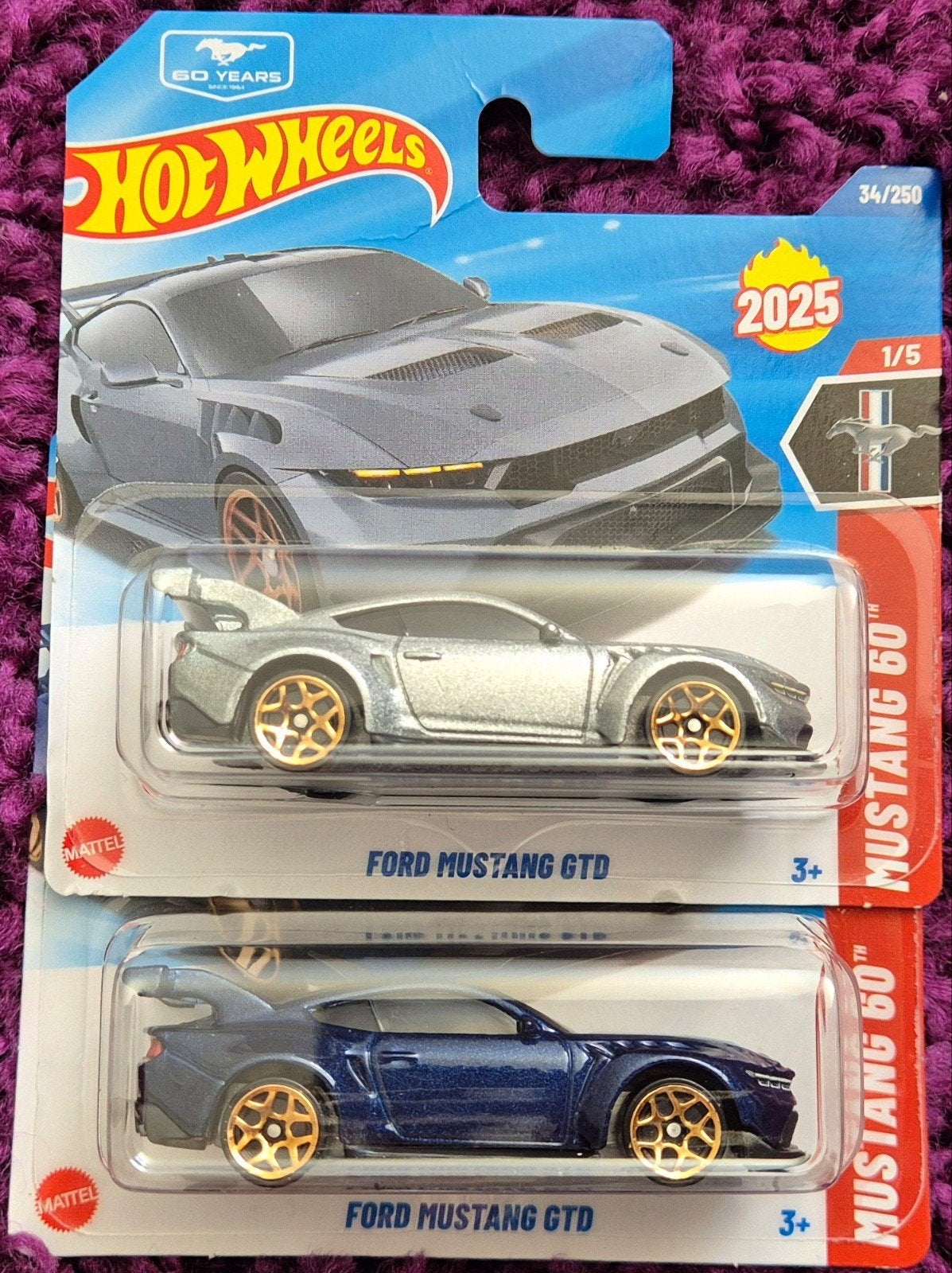 Hot Wheels Ford Mustang GTD modellen, Hobby en Vrije tijd, Ophalen of Verzenden, Nieuw, Auto