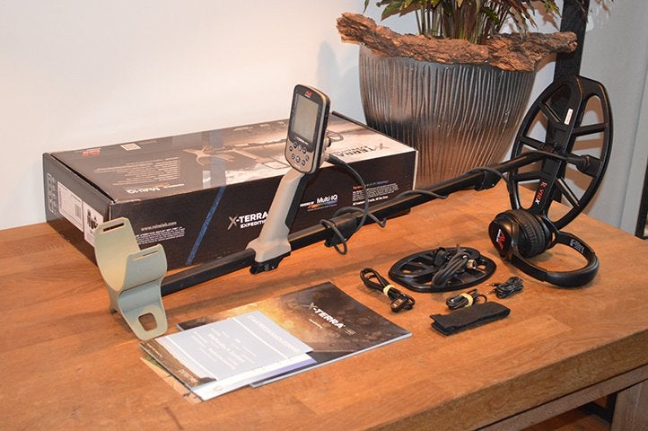 DETECTOR PLAZA: ccasion Minelab X-Terra Elite Exp. Pack 2025, Hobby en Vrije tijd, Metaaldetectors, Gebruikt, Meer dan 30 cm, Ophalen of Verzenden
