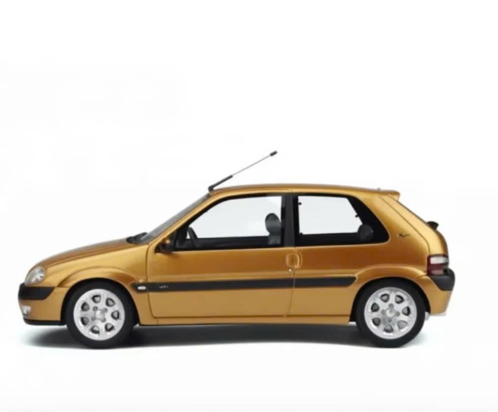 Citroen Saxo VTS goud geel 2000 SCHAAL 1/18 OTTO ref. OT893, Verzenden, Nieuw, Auto, OttOMobile