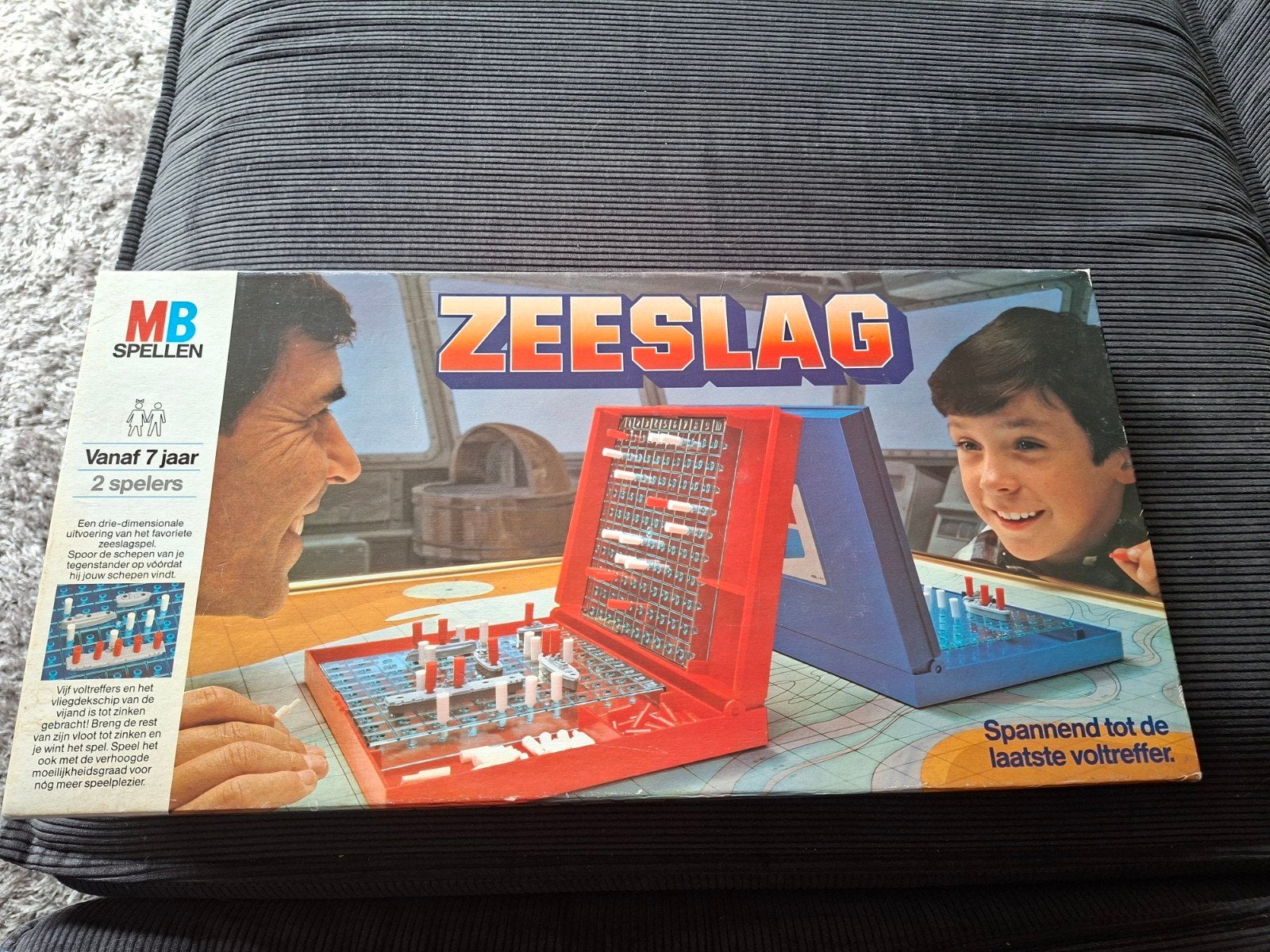 Zeeslag Bordspel - Klassiek Spel van MB Spellen, Een of twee spelers, Ophalen of Verzenden, Gebruikt, MB Spellen