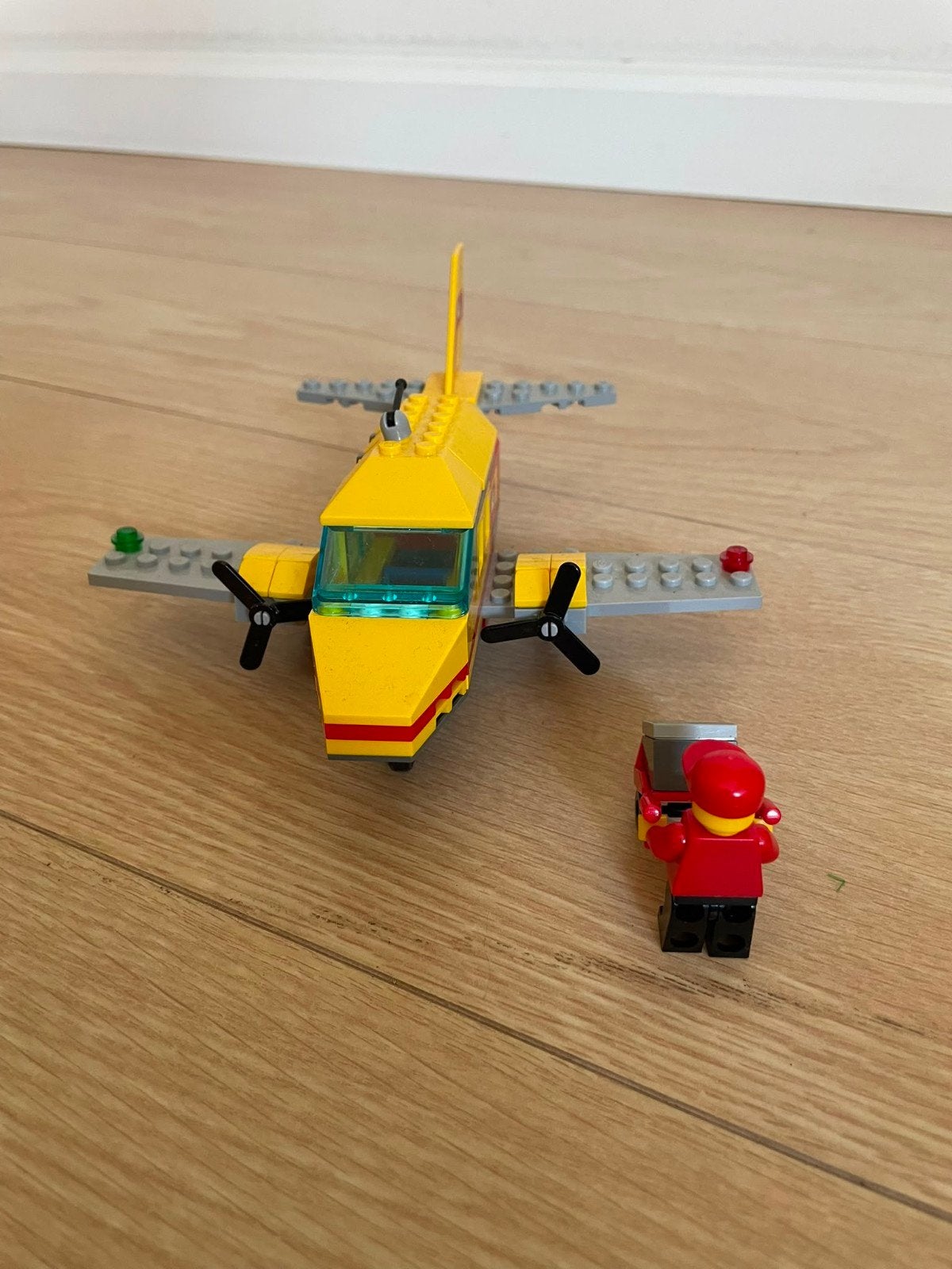 LEGO City 7732 postbode vliegtuig met minifiguur, Ophalen of Verzenden