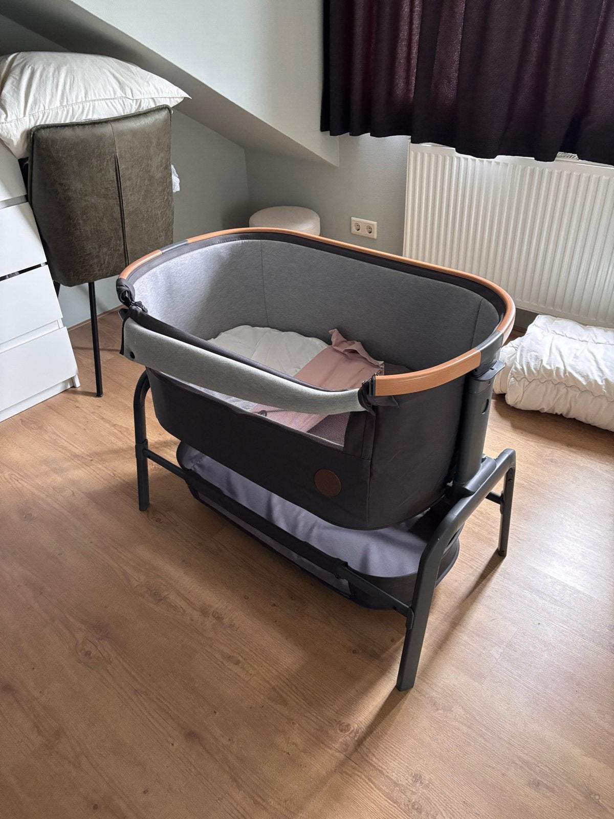 Maxi-Cosi Iora Air Co-Sleeper met 2 matrassen en laken, Kinderen en Baby's, Ophalen of Verzenden, Zo goed als nieuw, Wieg
