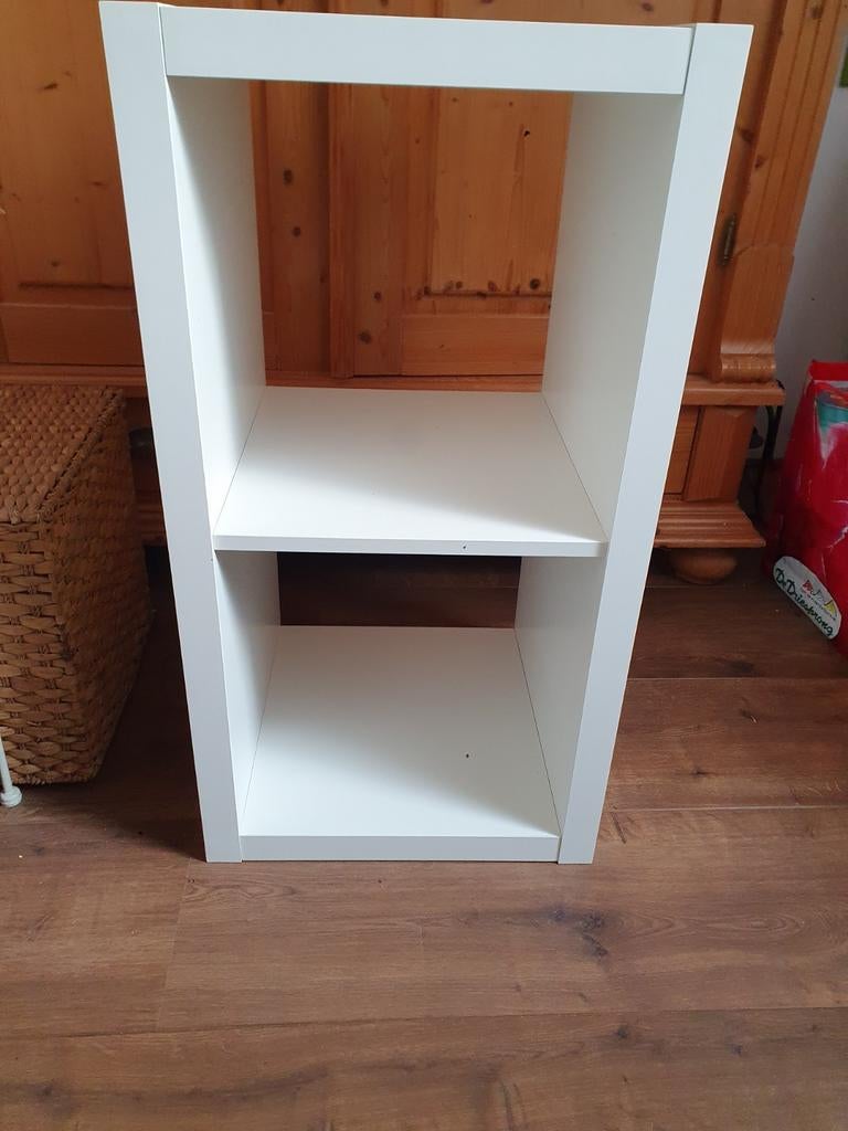 Kallax 2 vaks, Huis en Inrichting, Kasten | Boekenkasten, Ophalen, 50 tot 100 cm, Zo goed als nieuw, Minder dan 100 cm