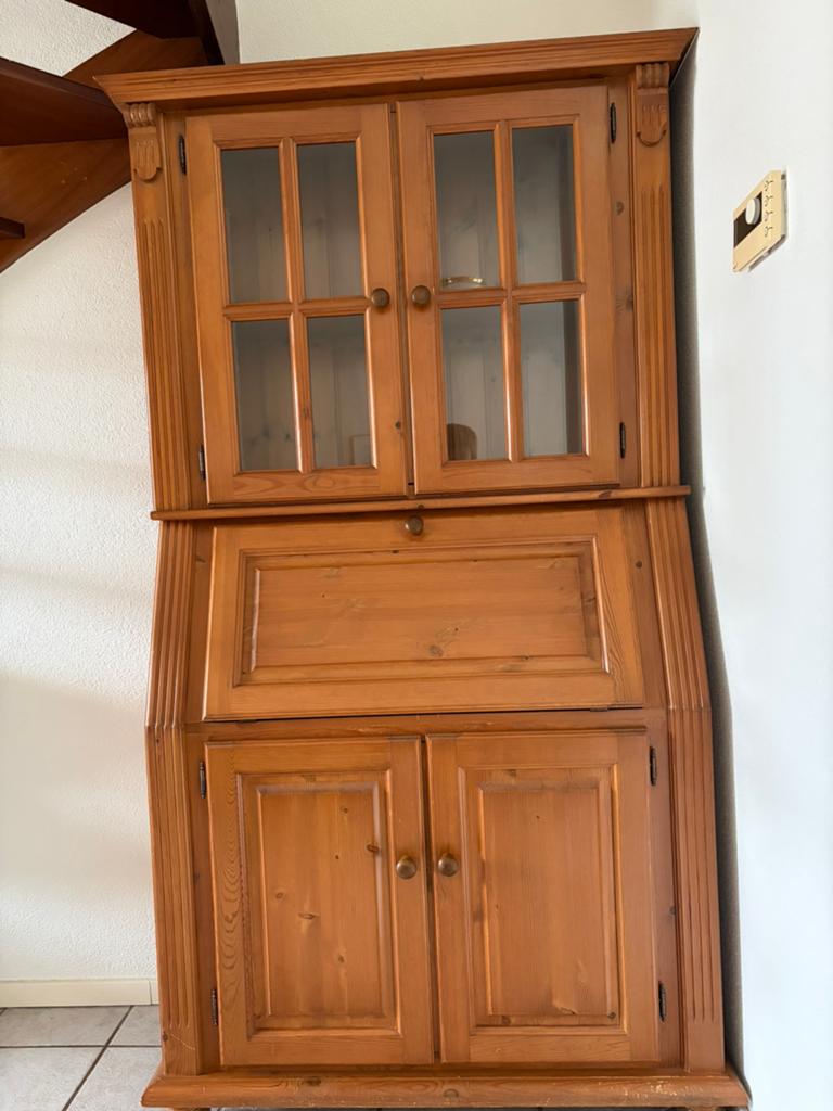 Secretaire eikenhout -gratis-, Ophalen, Gebruikt