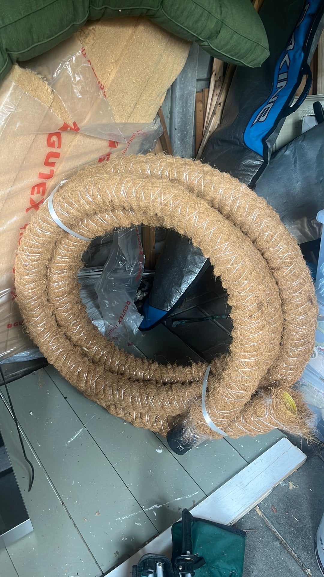 Drainagebuis kokos 10 meter, Ophalen, Pvc, 6 meter of meer, Overige typen