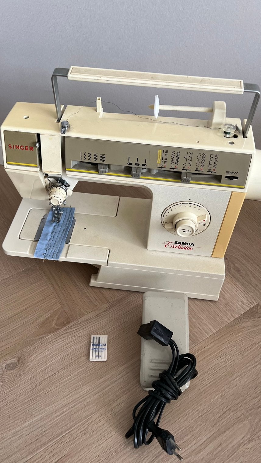 Naaimachine Singer Samba Exclusive model 6217C, Ophalen, Gebruikt, Naaimachine, Singer