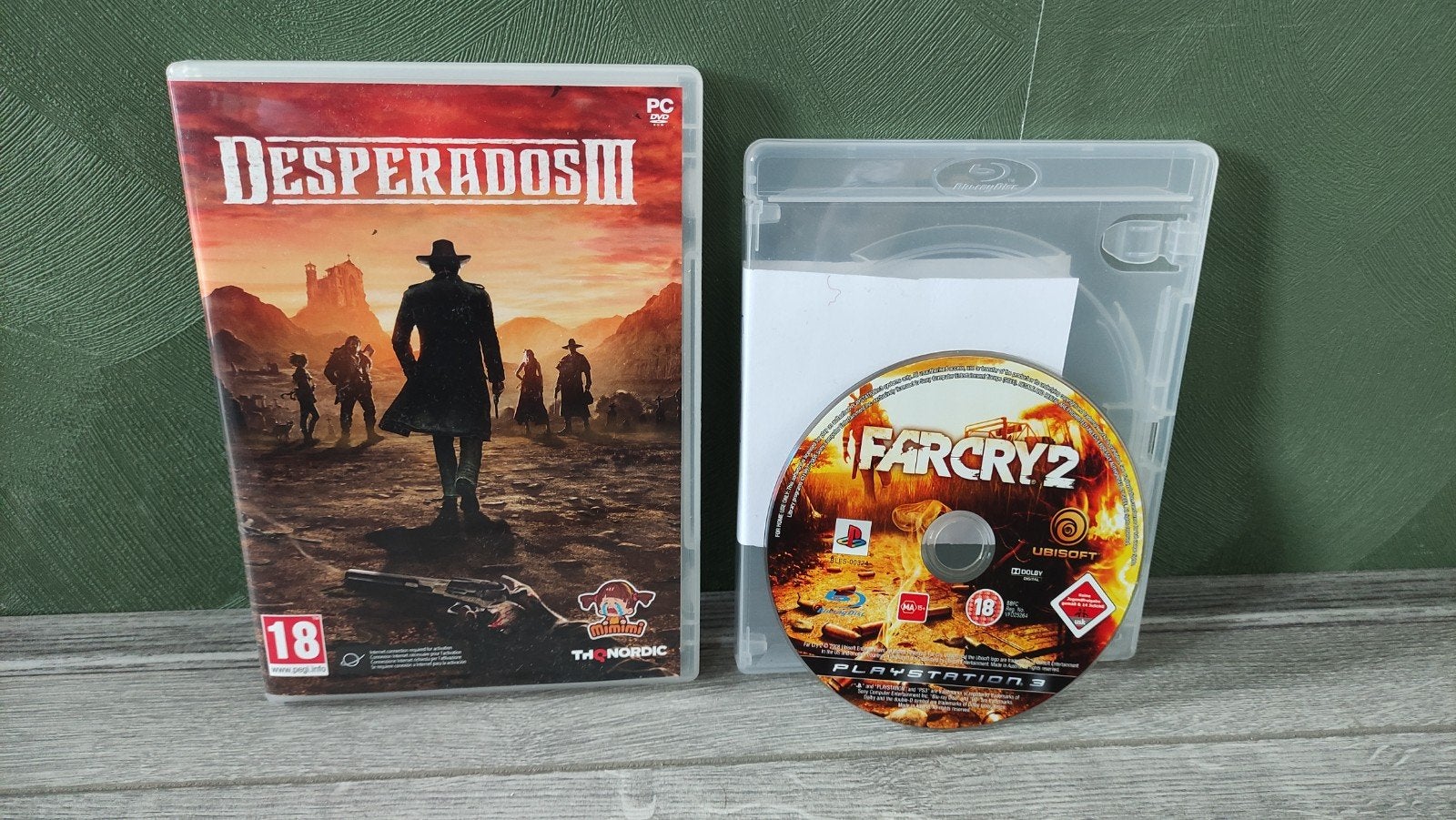 Far Cry 2 ps3 en gratis desperados 3 pc game, 3 spelers of meer, Ophalen of Verzenden, Zo goed als nieuw, Vanaf 3 jaar