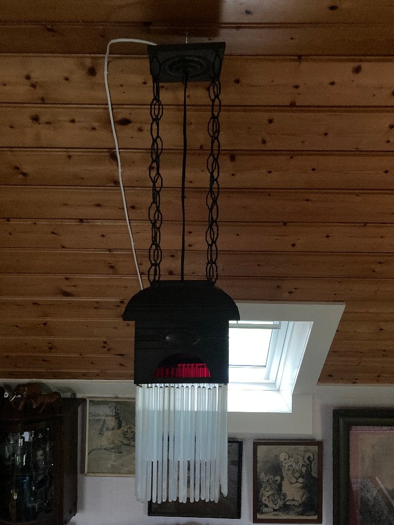 Antieke lamp glaspijpjes (1), Antiek en Kunst, Ophalen of Verzenden