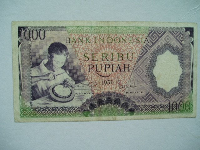 1307. Indonesia, 1.000 rupiah 1958 Silversmith., Verzenden, Zuidoost-Azië, Los biljet