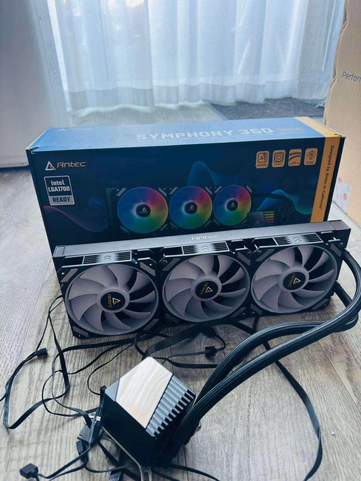 Antec symphony 360 || aio || intel lga1700 ||, Ophalen of Verzenden, Zo goed als nieuw, Waterkoeling