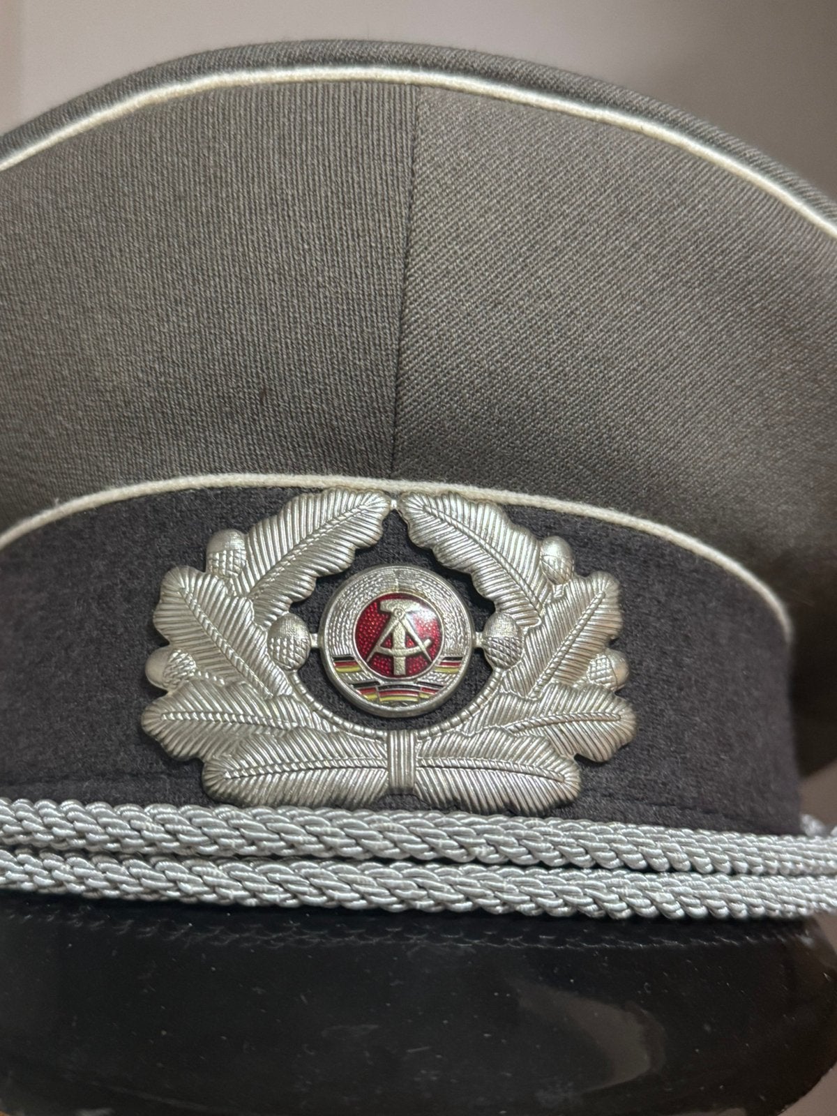 DDR Pet (NVA) - Maat 56 - Goede staat, Verzamelen, Ophalen of Verzenden, Landmacht, Duitsland, Kleding of Schoenen