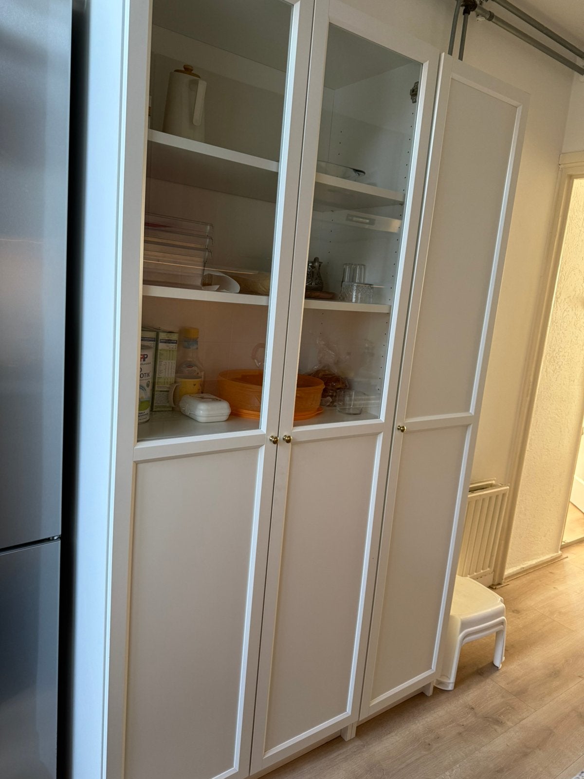 Ikea billy kasten 202x120x38, Ophalen, Met deur(en), 100 tot 150 cm, 200 cm of meer