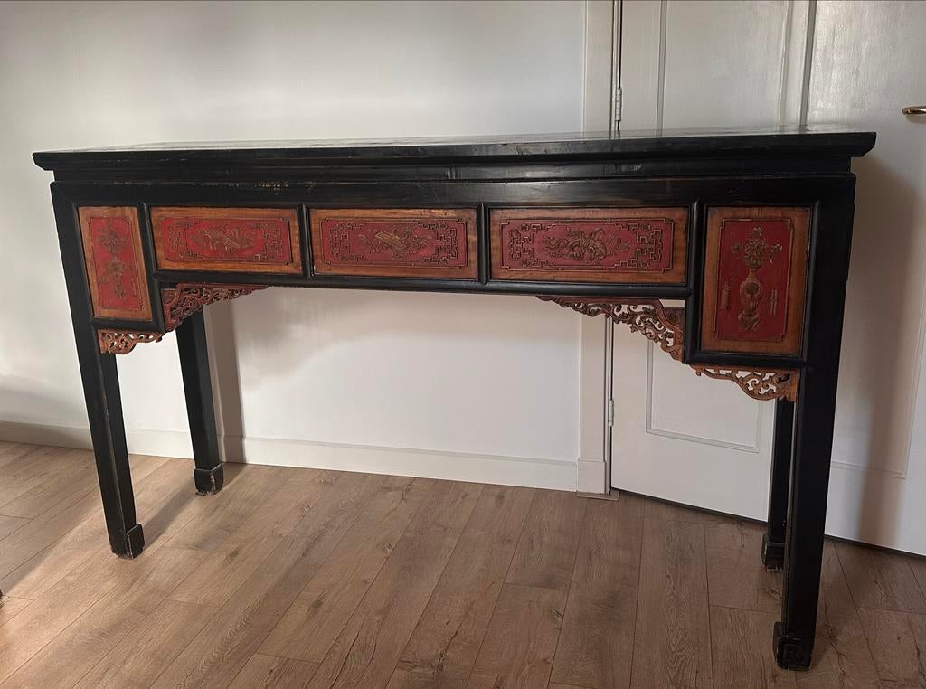 Antiek Chinees Dressoir met 2 Lades, Antiek en Kunst, Ophalen